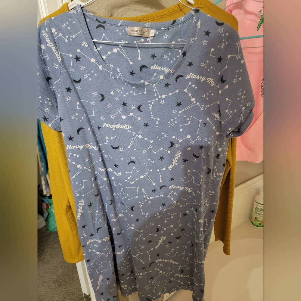 Starry Night Victoria's Secret Nightgown